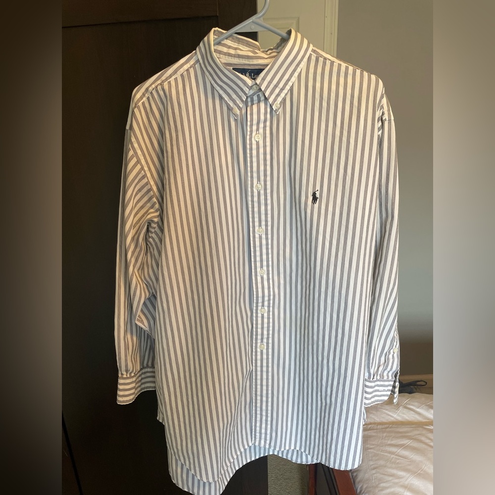 Ralph Lauren Men’s Size 17.5 32/33 Oxford Button Down